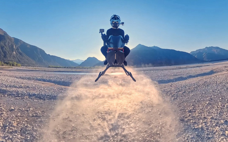 Почувствуй себя Люком Скайуокером: польский стартап представил ховербайк Volonaut Airbike